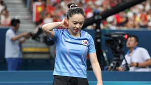 [올림픽] 중국 왕만위의 압도적인 실력&hellip;대한민국, 동메달 결정전 간다 (탁구 여자 단체 준결승)