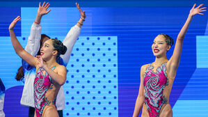 [올림픽] 아티스틱스위밍 듀엣 테크니컬, 이리영-허윤서 12위