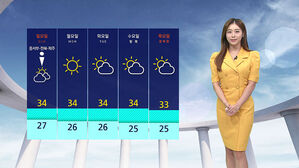 [날씨] 주말 무더위 계속&hellip;전국 맑은 하늘&middot;오존 나쁨
