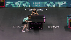 [풀영상] "오늘이 바로 날입니다!"&hellip;이은혜, 2게임 압도적 승리 (탁구 여자 단체 동메달 결정전 2게임))