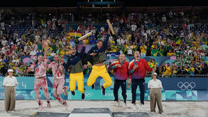 [올림픽] 언쟁 벌이던 비치발리볼 선수들, '이매진' 들으며 화해