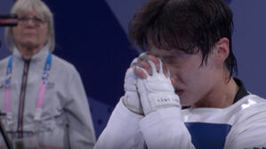 [올림픽] 헤드기어 벗긴 완벽한 돌려차기&hellip;"이다빈 동메달!" 무릎 꿇고 오열 (태권도 여자 +67kg 동메달 결정전)