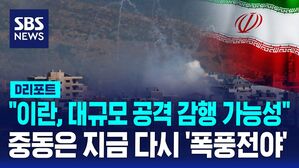 [AI D리포트] 중동 다시 폭풍전야&hellip;이란 대규모 공격설&middot;가자 휴전협상 먹구름