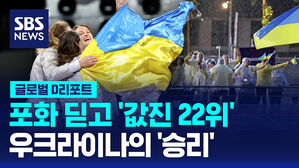 [글로벌D리포트] 포화 딛고 '값진 22위'&hellip;우크라이나의 '승리'