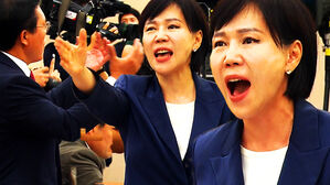 [영상] 벌떡 일어난 전현희 "김건희, 윤석열이 죽인 겁니다!"&hellip;'살인자' 표현에 국민의힘 "국회의원직 제명 추진 중"
