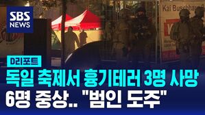 [AI D리포트] 독일 축제서 흉기테러 3명 사망&middot;6명 중상&hellip;"범인 도주"