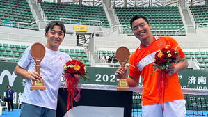 정윤성, 중국 지난오픈 챌린저 테니스 남자 복식 우승