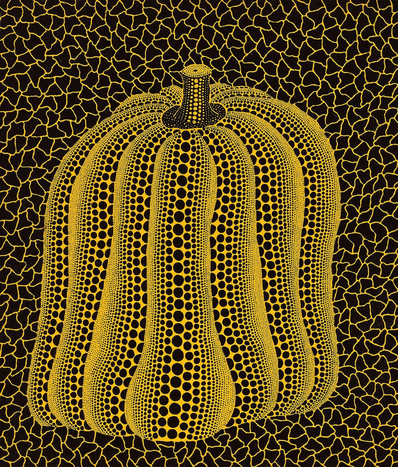 사마 야요이, 호박, 캔버스에 아크릴, 53×45.5cm, 1990 (사진=서울옥션 제공, 연합뉴스)