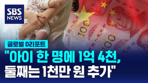 [글로벌D리포트] "아이 한 명 1억 4천&hellip;둘째는 1천만 원 추가"