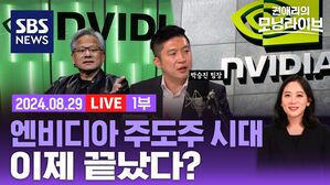 [라이브] 엔비디아, '기대의 벽' 더 이상은 넘지 못한다?…"시장 주도주 위치 내려놓을 때"