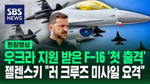[영상] "미사일과 드론 수백 기 격추" F-16 첫 출격한 우크라 "지원 고맙지만" 하면서 덧붙인 말