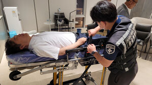 단식 투쟁 중 병원으로 후송되는 임현택 대한의협회장 (사진=연합뉴스)