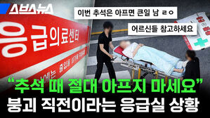 "추석 때 절대 아프지 마세요" 붕괴 직전이라는 응급실 상황 이번 추석은 아프면 큰일 남 ㄹㅇ 어르신들 참고하세요 응급의료센터 스브스뉴스