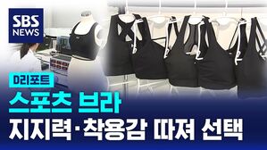 [D리포트] 스포츠 브라, 지지력&middot;착용감 따져 선택해야