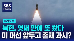 [D리포트] 북한, 엿새 만에 또 쐈다&hellip;미 대선 앞두고 존재 과시