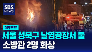 [D리포트] 서울 성북구 날염공장서 불&hellip;소방관 2명 화상