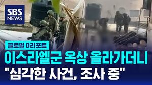 [글로벌D리포트] 이스라엘군 옥상 올라가더니&hellip;"심각한 사건, 조사 중"