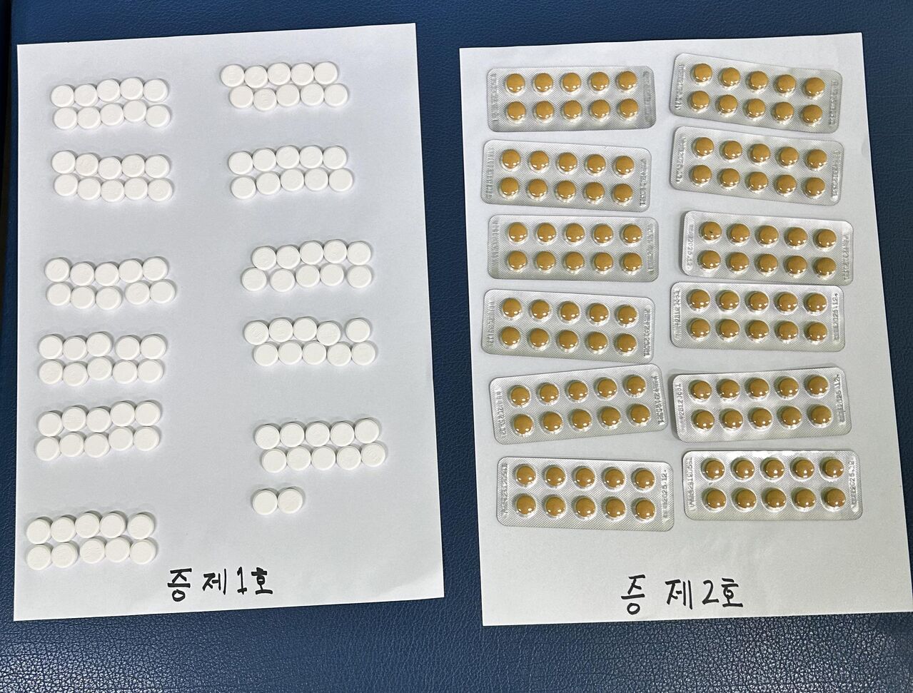 경찰이 압수한 정통편과 우황해독편
