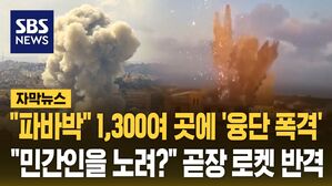 [자막뉴스] '헤즈볼라 융단 폭격'에 2천여 명 사상&hellip;빠르게 치닫는 전면전