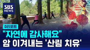[D리포트] "자연에 감사해요"&hellip;암 이겨내는 '산림 치유'