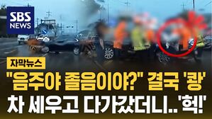 [자막뉴스] "음주야 졸음이야?" 결국 '쾅'&hellip;차 세우고 다가갔더니