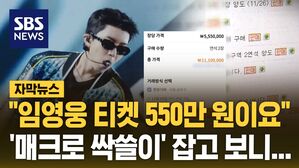 [자막뉴스] "임영웅 티켓 550만 원이요" 매크로 암표상 잡고 보니&hellip;