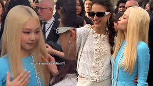 [SBS Star] VIDEO: Fans Claim Margaret Qualley Was Racist Toward JENNIE at Paris Fashion Week