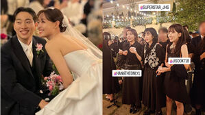 [SBS Star] Han Seon Hwa's Absence from Song Ji-eun's Wedding Confirms They Have Cut Ties