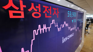 삼성전자, 1년 7개월 만에 '5만전자'로 털썩