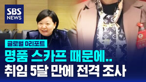 [글로벌D리포트] 명품 스카프 때문에&hellip;취임 5달 만에 전격 조사