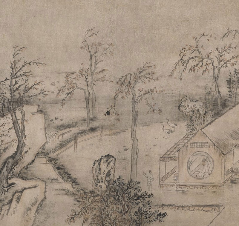 단원(檀園) 김홍도의 '추성부도'(秋聲賦圖) 일부 (사진=국립춘천박물관 제공, 연합뉴스)