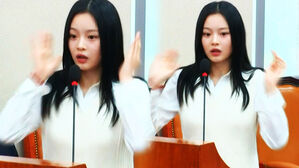 [영상] 속사포 질문에 '멘붕' 온 뉴진스 하니 "정말 죄송한데 저 이해 못 했어요"&hellip;국정감사 중 의원들 '웃참 실패' 이유