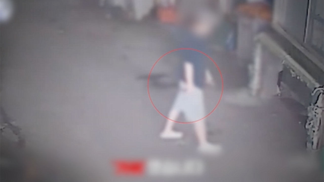 가위 들고 거리 배회한 남성 사건 현장
