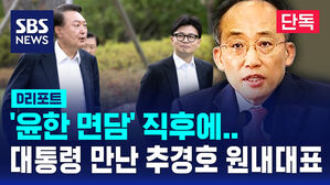 [단독] '윤한 면담' 직후 윤 대통령 만난 추경호 원내대표 (D리포트)