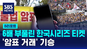 [D리포트] 3만 5천 원 티켓이 15만 원으로&hellip;한국시리즈 '암표' 기승