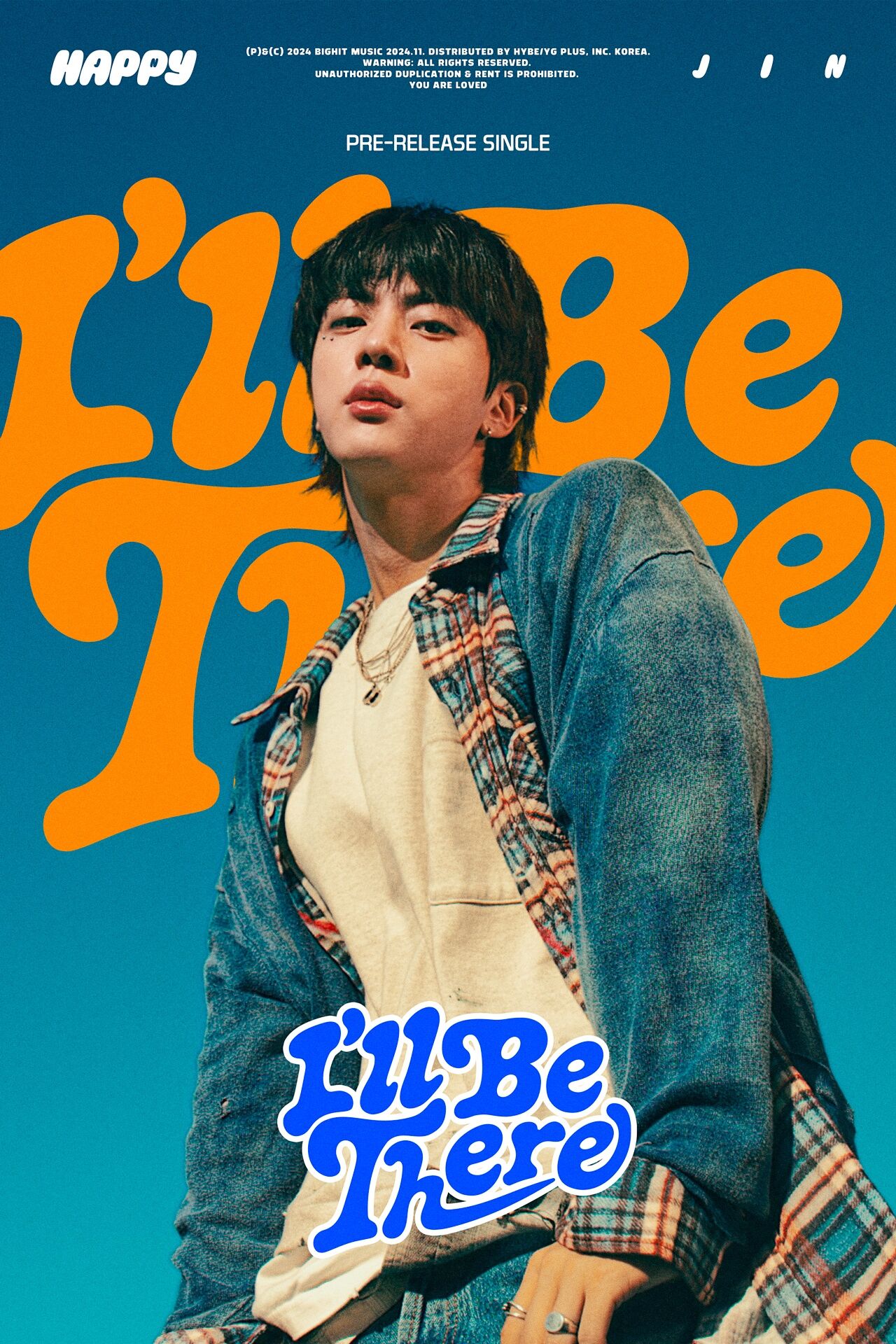 BTS 진 솔로곡 '아일 비 데어' (사진=빅히트 뮤직 제공, 연합뉴스)