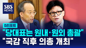[D리포트] "당대표는 원내&middot;원외 총괄"&hellip;"국감 직후 의총 개최"