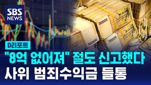 [D리포트] "8억 없어져"&hellip;절도 신고했다 사위 범죄수익금 들통