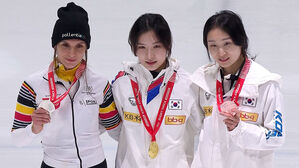 김길리, 월드투어 1차 1,500m 우승&hellip;최민정 3위