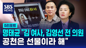 [D리포트] "김 여사, 김영선 공천은 선물이라 해"