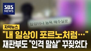 [자막뉴스] "내 일상이 포르노처럼&hellip;" 재판부도 "인격 말살" 꾸짖었다