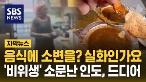 [자막뉴스] 음식에 소변을? 실화인가요&hellip;'비위생' 소문난 인도, 드디어