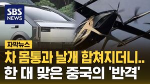 [자막뉴스] 차 몸통과 날개 합쳐지더니&hellip;한 대 맞은 중국의 '반격'