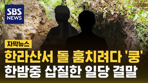[자막뉴스] 한라산서 돌 훔치려다 등산로에 '쿵'&hellip;자연석 무단 절취 일당