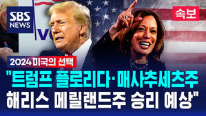 [美대선 출구조사] "트럼프 플로리다주&middot;매사추세츠주, 해리스 메릴랜드주 승리 예상"