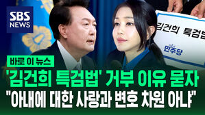 [바로이뉴스] '김 여사 특검법' 입장 물었더니&hellip;"아내에 대한 사랑과 변호 차원이 아냐"