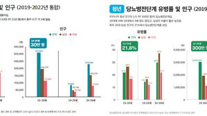 당뇨병 환자 젊어진다&hellip;20∼30대 30만 명&middot;전단계는 무려?
