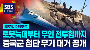 [D리포트] 로봇늑대, 무인 전투함&hellip;첨단 무기 대거 공개