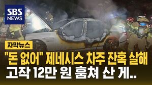 [자막뉴스] "돈 없어" 제네시스 차주 잔혹 살해&hellip;현금 12만 원 훔쳐 한 일