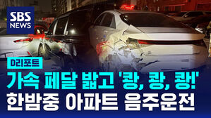 [D리포트] 아파트 주차장에서 만취 운전&hellip;차량 6대 '쾅'
